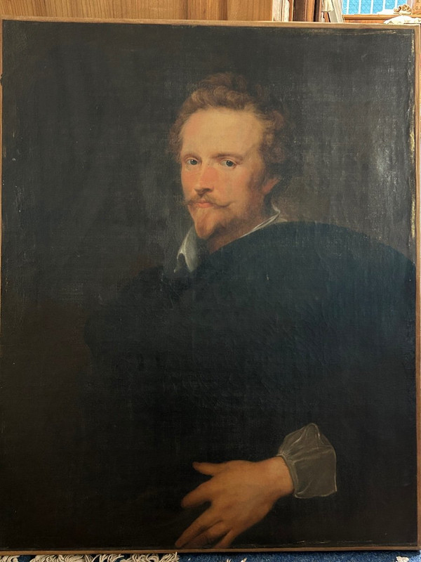 Anthony Van Dyck D’après - Portrait De Johannes Baptista Franck Vers 1621 - époque Début XIXéme