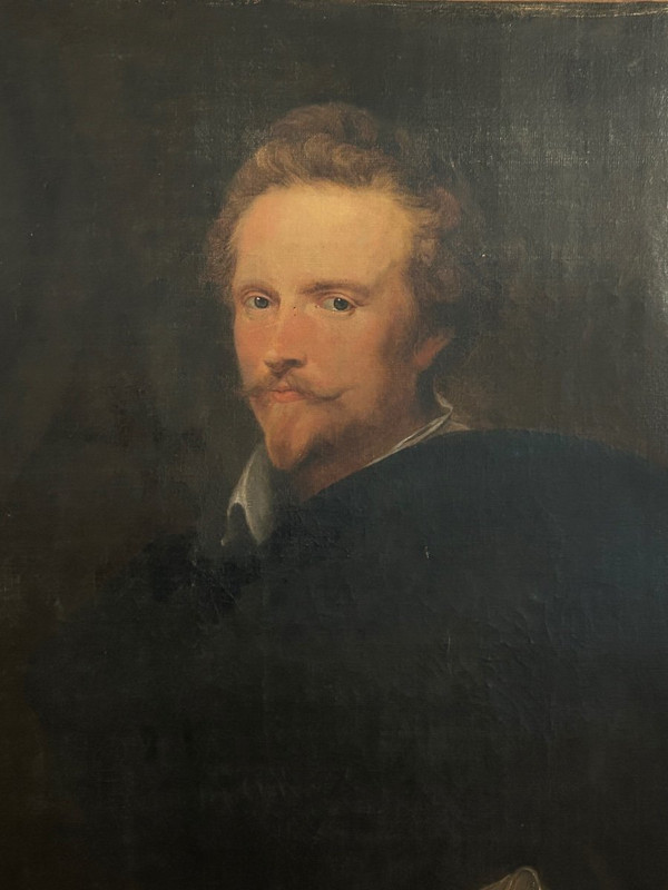 Anthony Van Dyck D’après - Portrait De Johannes Baptista Franck Vers 1621 - époque Début XIXéme