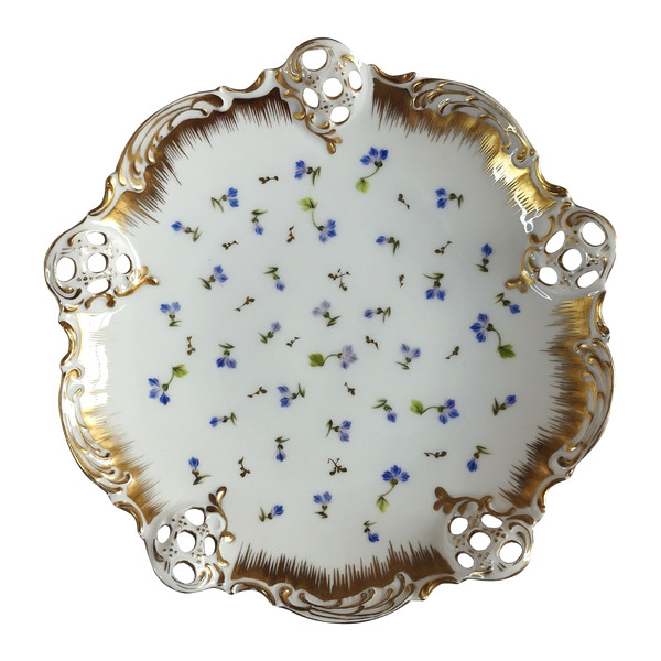 Bavarian Porcelain Hand Painted Flower Decor