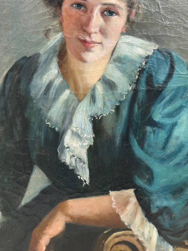 Portrait Of Young Woman Around 1890 - 1900