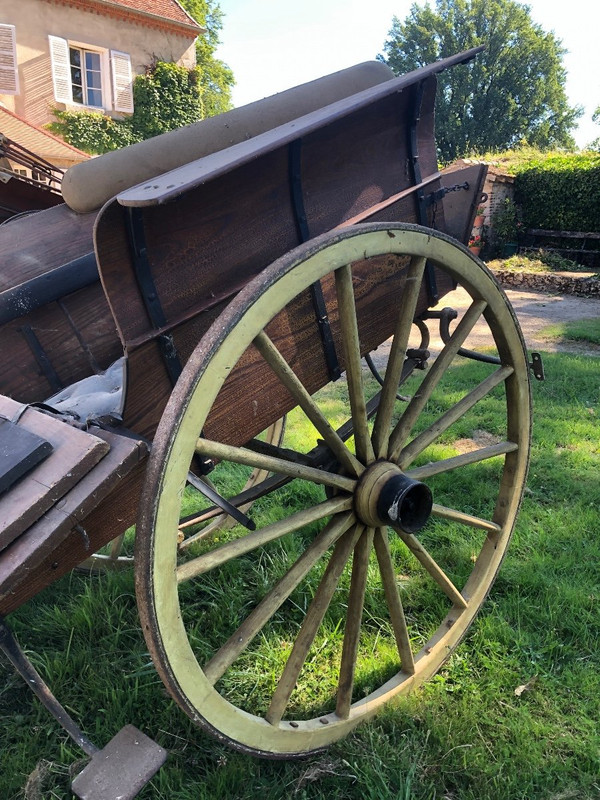 Antique XIXth carriage Horse-drawn carriage - Carriage - Fiacre