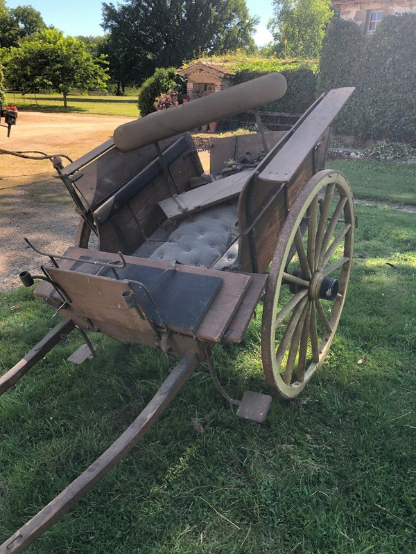 Antique XIXth carriage Horse-drawn carriage - Carriage - Fiacre