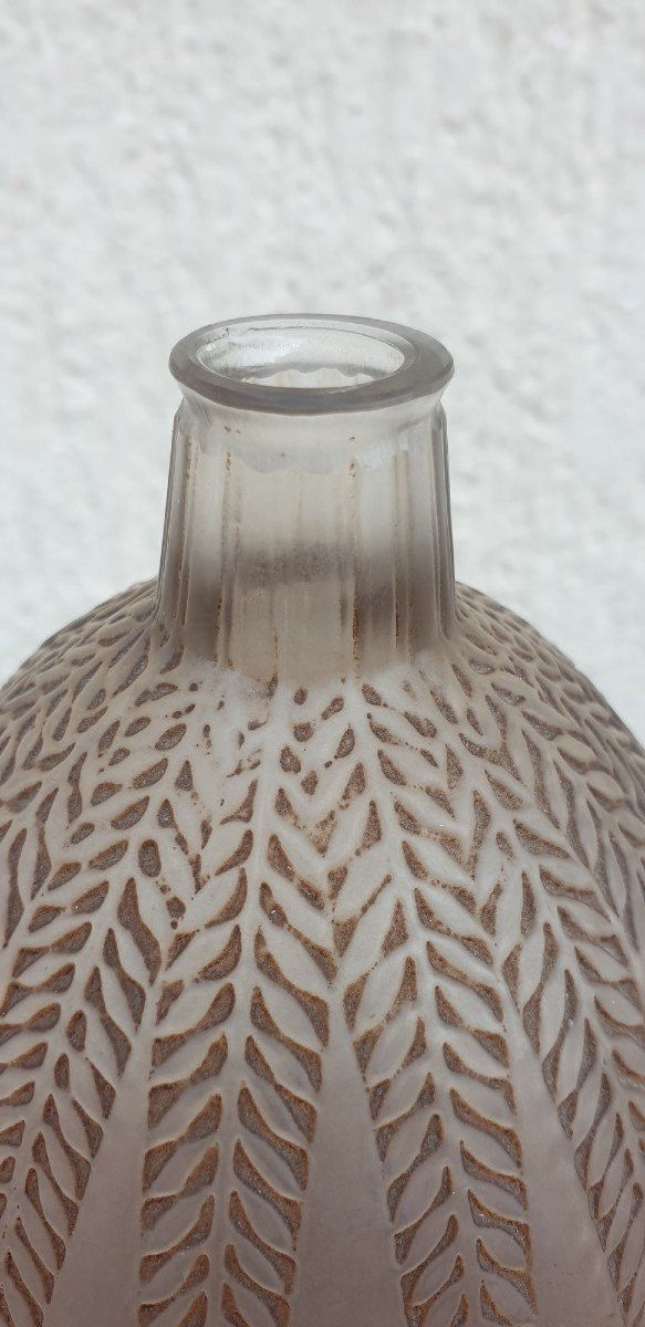 R Lalique, Mimosa-Vase, Jugendstil, 20. Jahrhundert