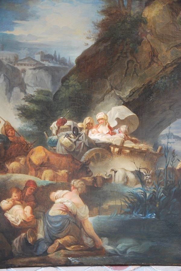 Fragonard, French School From the 18th Century, Bucolic Scene