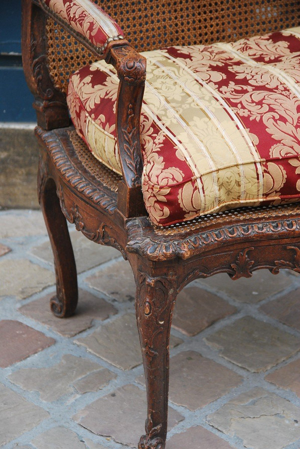 Rare Fireside Armchair Regency Period 18th Century