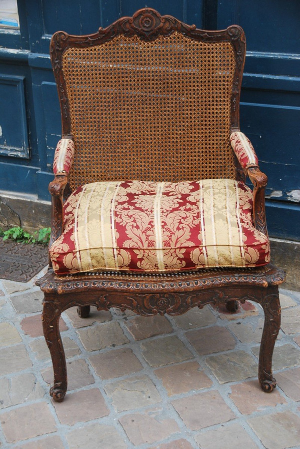 Rare Fireside Armchair Regency Period 18th Century