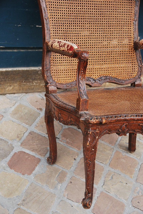 Rare Fireside Armchair Regency Period 18th Century