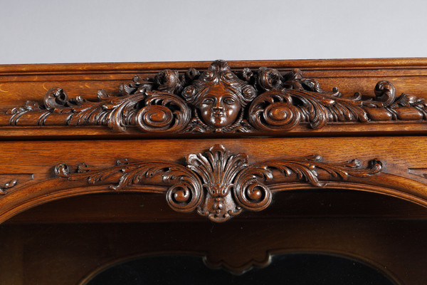 Pair of Regency-style display cabinet