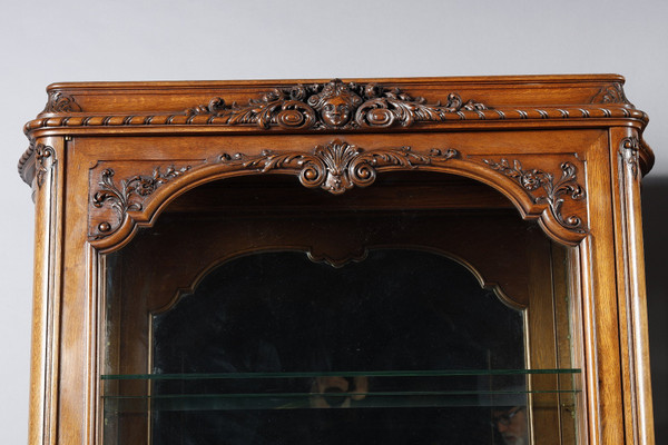 Pair of Regency-style display cabinet