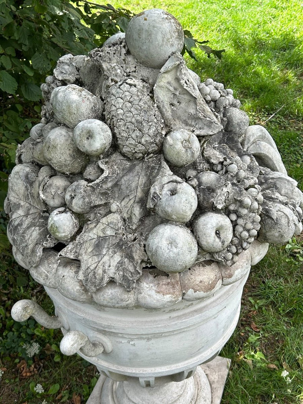 Vaso enorme - Pot à Fruits Décoration De Jardin XXe Siècle