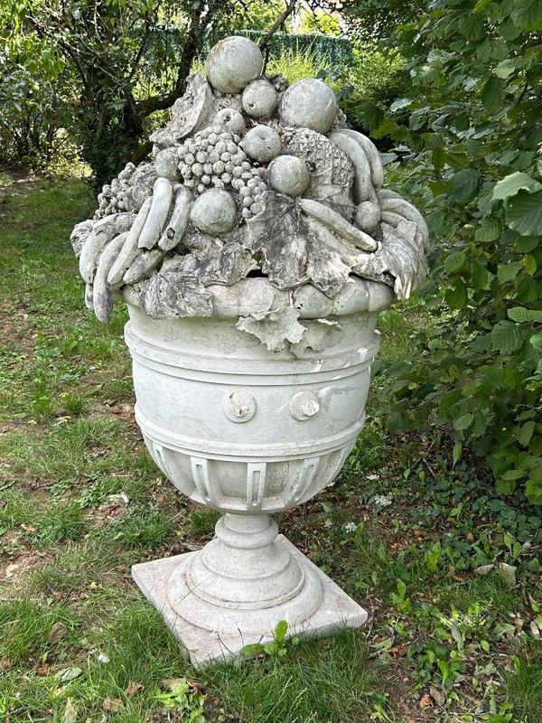 Vaso enorme - Pot à Fruits Décoration De Jardin XXe Siècle