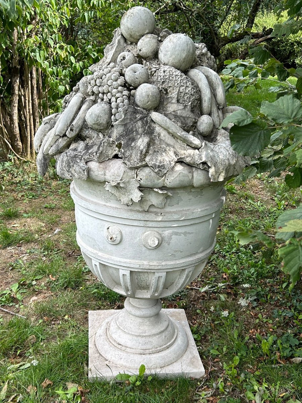 Vaso enorme - Pot à Fruits Décoration De Jardin XXe Siècle