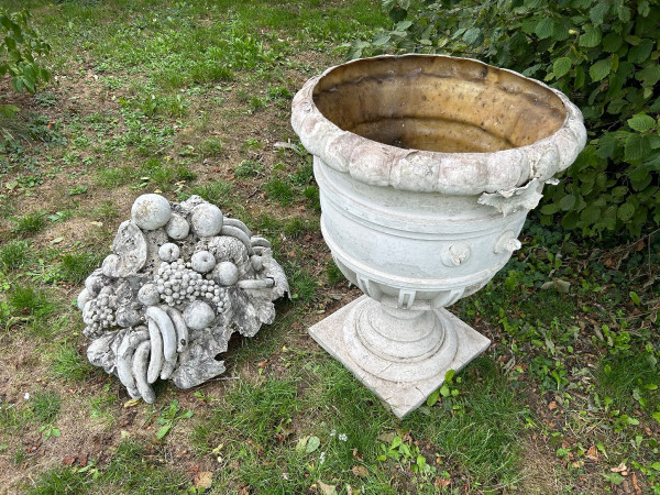 Vaso enorme - Pot à Fruits Décoration De Jardin XXe Siècle