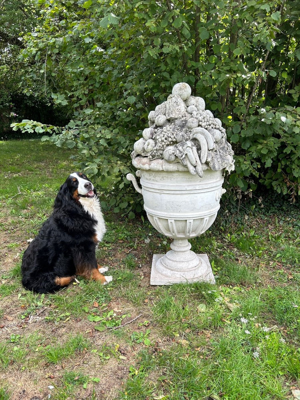 Vaso enorme - Pot à Fruits Décoration De Jardin XXe Siècle