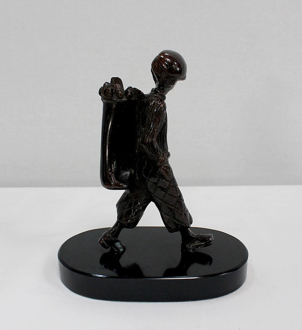 Bronze “Young Golf Caddy” – Late 19th Century