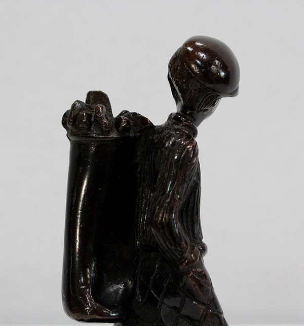 Bronze “Young Golf Caddy” – Late 19th Century