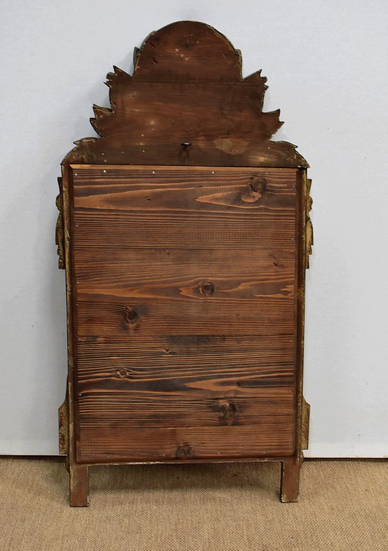 Miroir Rectangulaire en Bois Doré, style Louis XVI – Début XXe