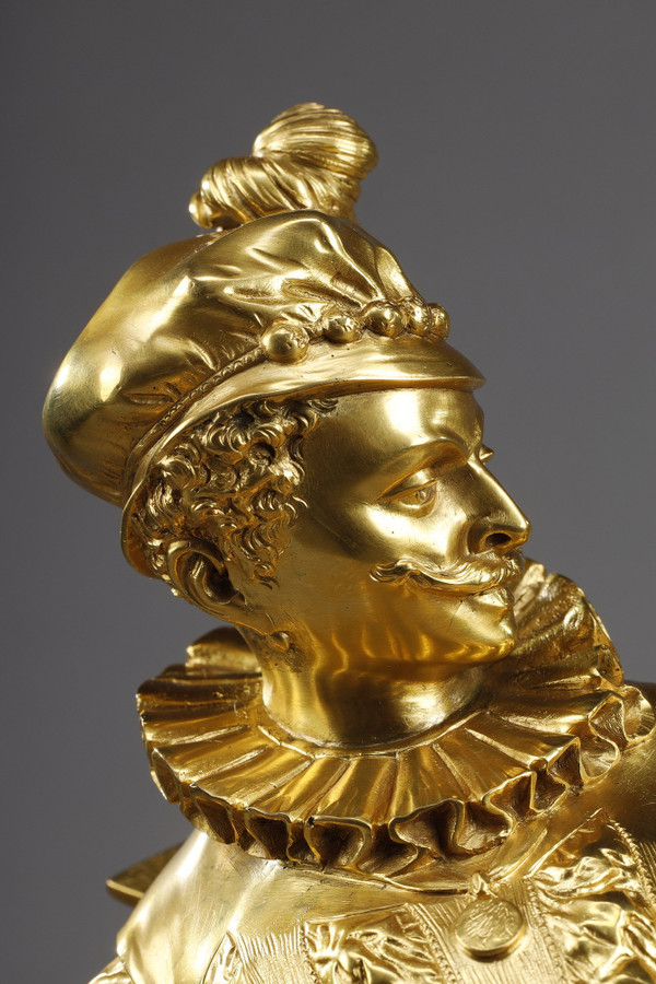 Due sculture in bronzo di Auguste Louis Lalouette (1826-1883) rappresentanti I Duellanti