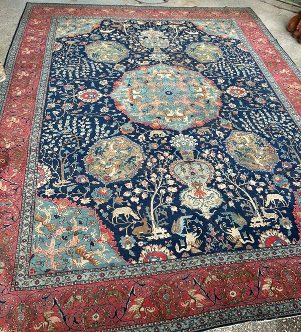 Large Tabriz Carpet - Northwest Persia Late 19th or Early 20th 446 x 337 cm