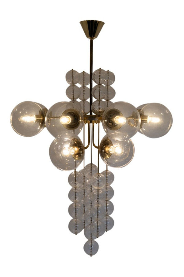 Jaroslav Bejvl for Kamenický Šenov, Pendant Lamp, 1960s