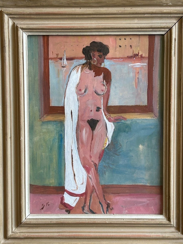 Femme Nue - Gouache On Paper About 1920 - 30