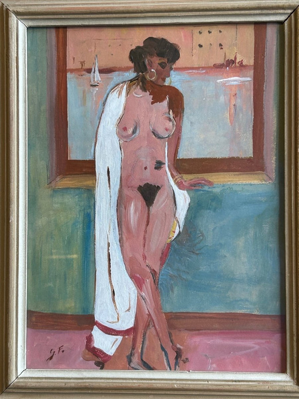 Femme Nue - Gouache On Paper About 1920 - 30