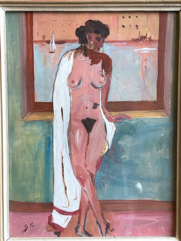 Femme Nue - Gouache On Paper About 1920 - 30