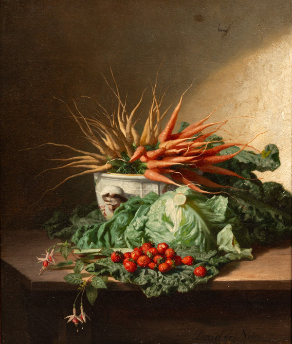 David Émile Joseph de Noter (1825 - 1892) Still life