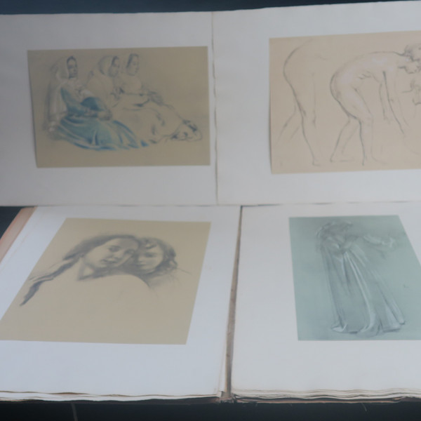 Maurice Denis, 25 sanguines, enhanced drawings and drawings reproduced in facsimile