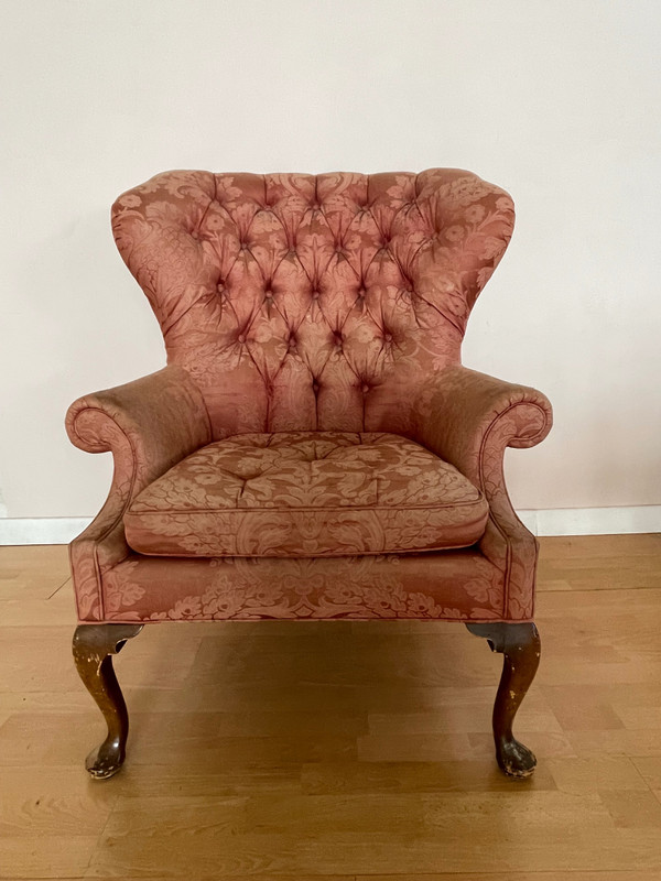 Large Baker brand wing chair