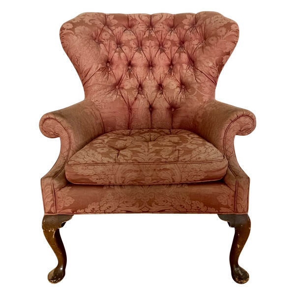 Large Baker brand wing chair