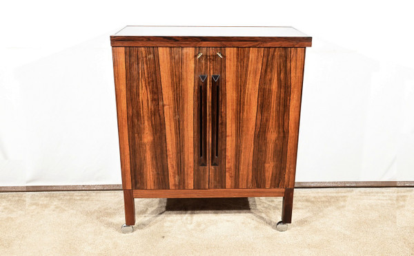 Scandinavian Bar on Wheels in Rio Rosewood, signed Torbjørn Afdal for Bruksbo – 1960