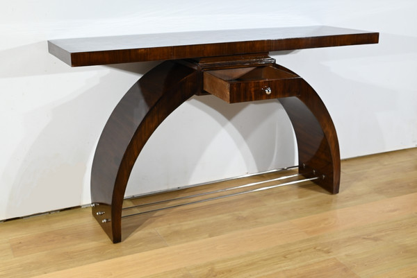 Console en Placage de Palissandre, Art Déco – 1930