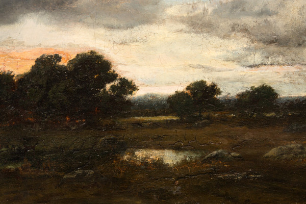 Twilight, oil on canvas by Narcisse-Virgile Diaz de la Pena (1807 - 1876)