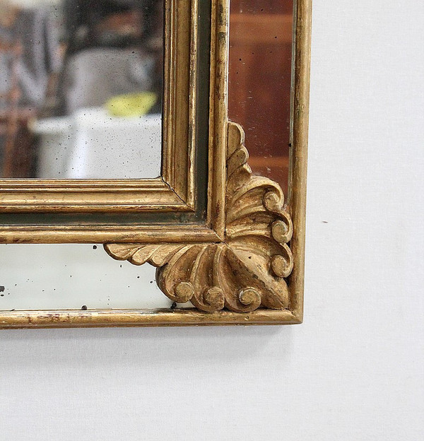 Rectangular Mirror with Parecloses – Early 20th Century