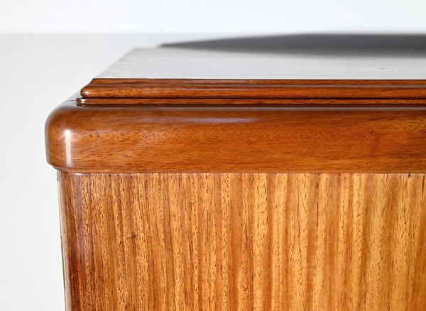 Small Library Cabinet in Blond Mahogany, Art Deco – 1940