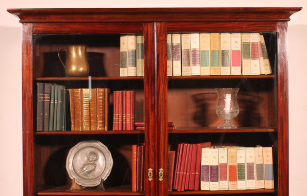 Mahogany Bookcase From The 19th Century