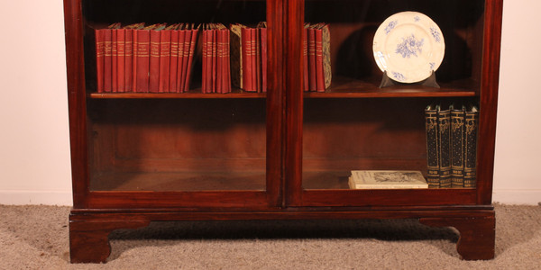 Mahogany Bookcase From The 19th Century