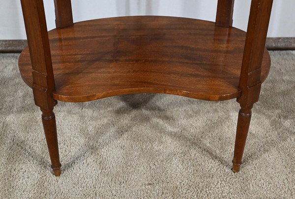 Small Mahogany Drum Table, Louis XVI style - 1st half 20th century