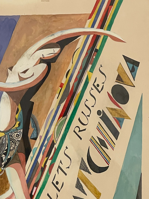 Sergey CHEKHONIN (1878 – 1936), theater poster project, 1930