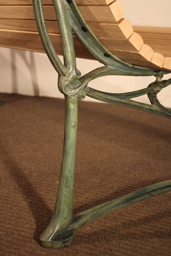 Art Nouveau bench by Hector Guimard