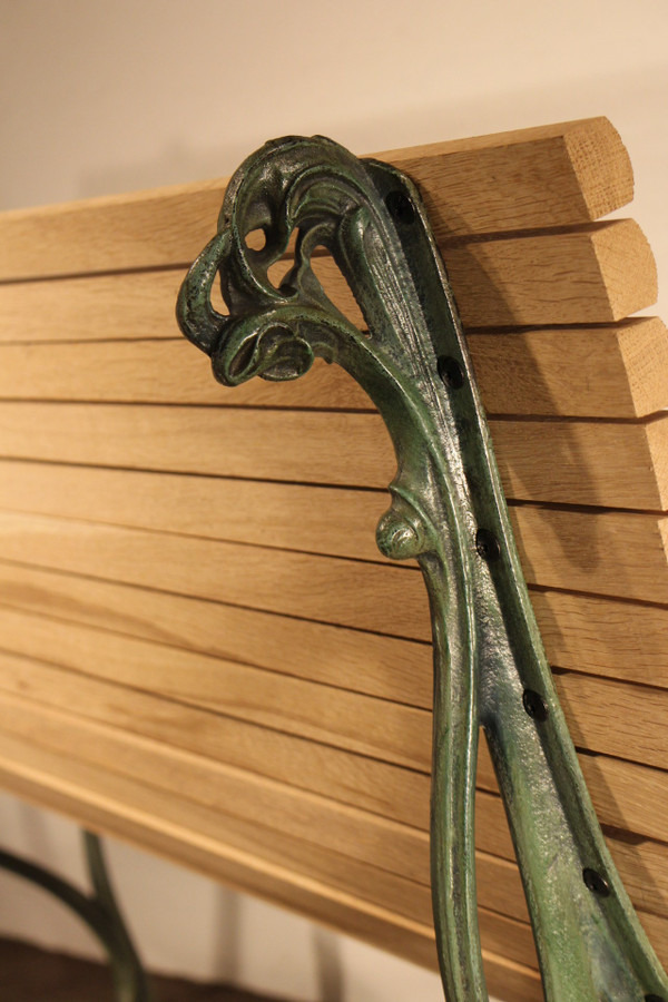 Art Nouveau bench by Hector Guimard