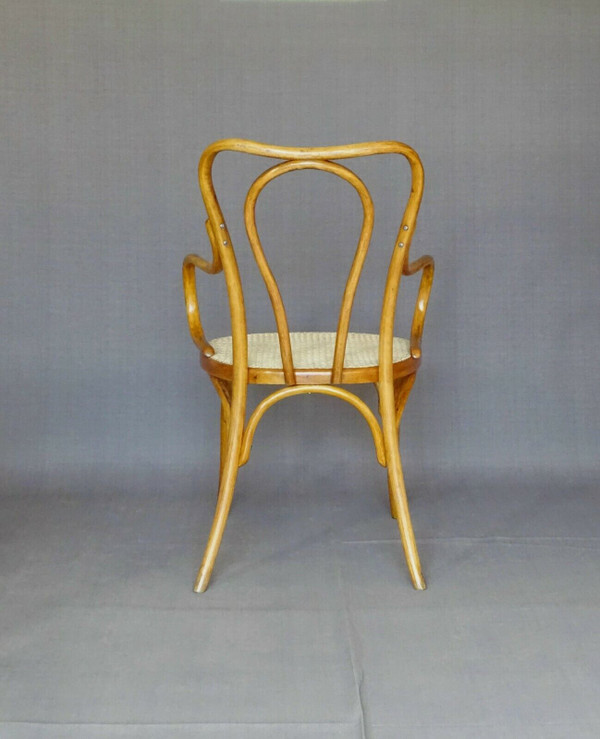 Poltrona Fischel di Vienna in legno curvato N°98 - 1910 - no Thonet -