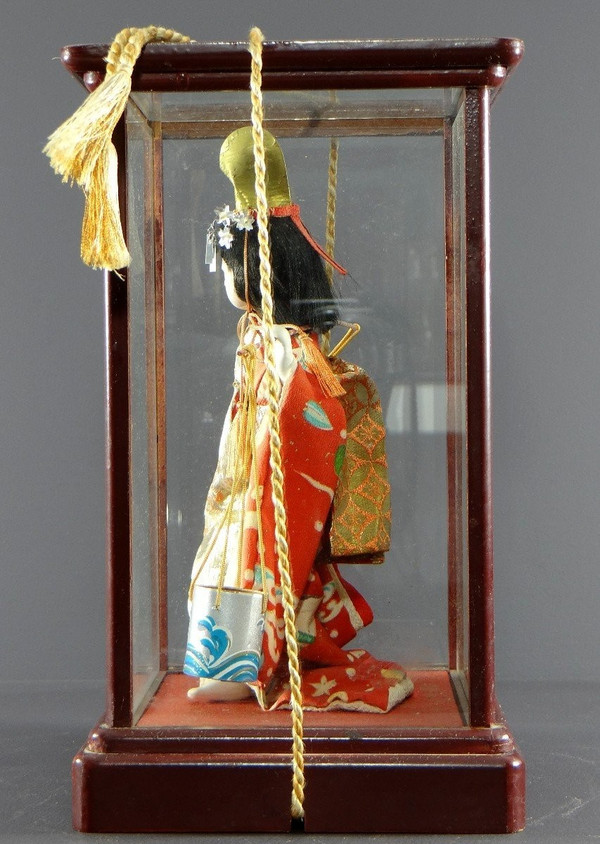 Japan, 1930s, Traditional "Ningyo" Girl Water Carrier Doll.