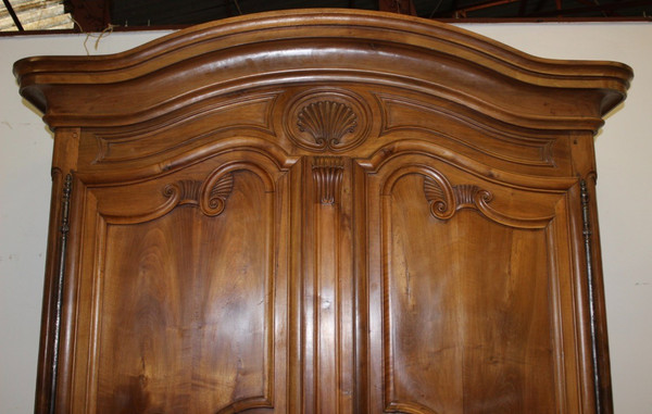 Armoire Charolaise En Noyer Début XIX