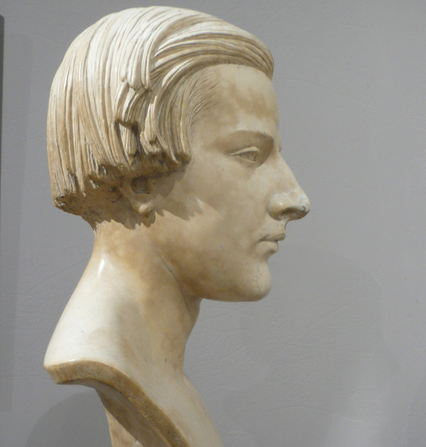 Rubinstein By Hippolyte Ferrat 19th Century Plaster Bust