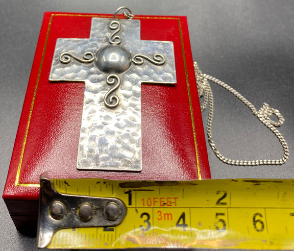 SILVER-PLATED CROSS