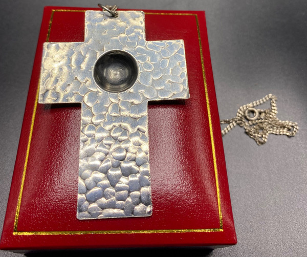 SILVER-PLATED CROSS