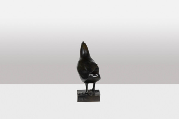 François Pompon. "Poule", bronze, printed in 2006.