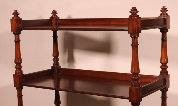 19th Century Solid Mahogany Three Tier Buffet